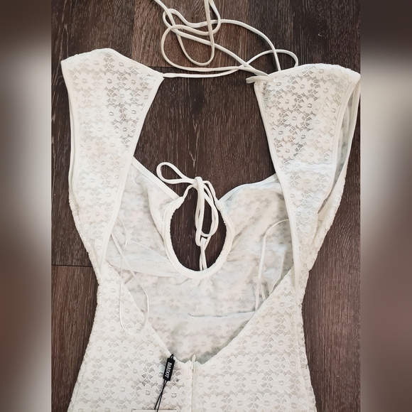 BARDOT Stina Midi Dress In Orchid White size 2 - Picture 8 of 12